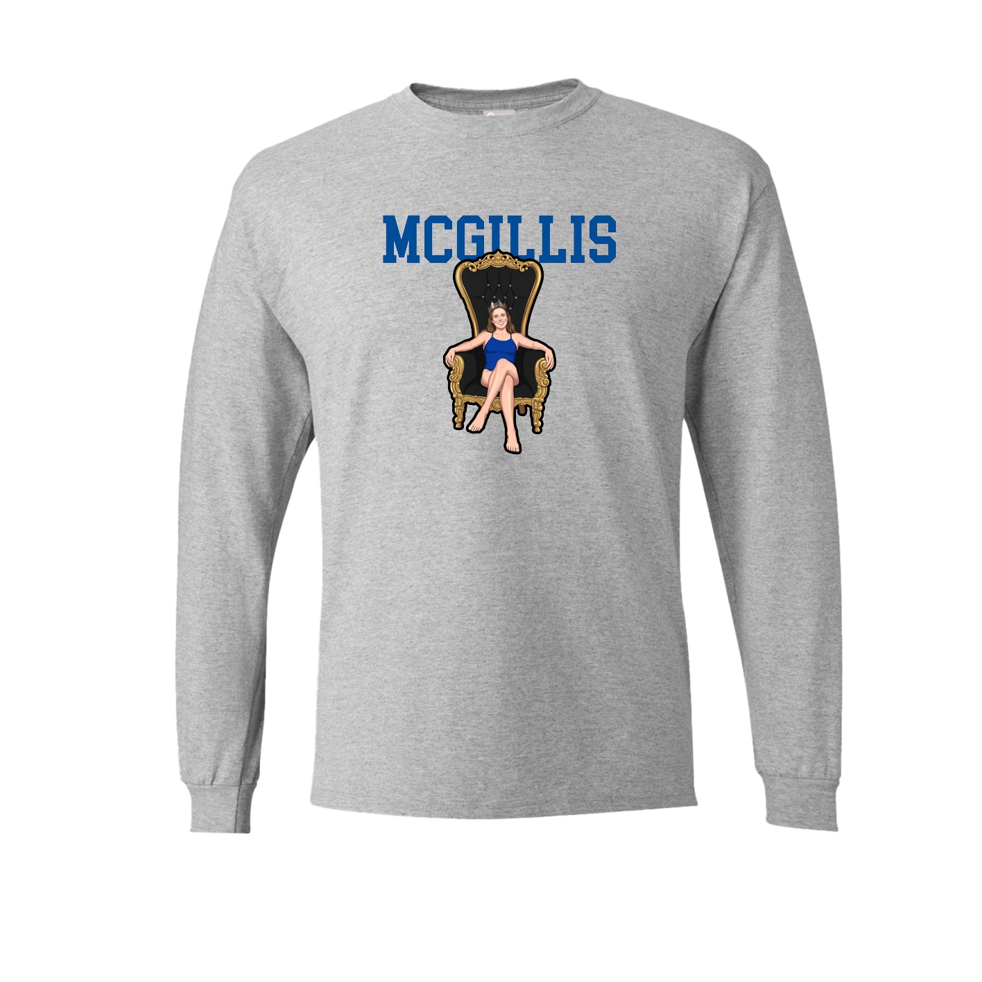 Long Sleeve Tee — Shirsey in Grey