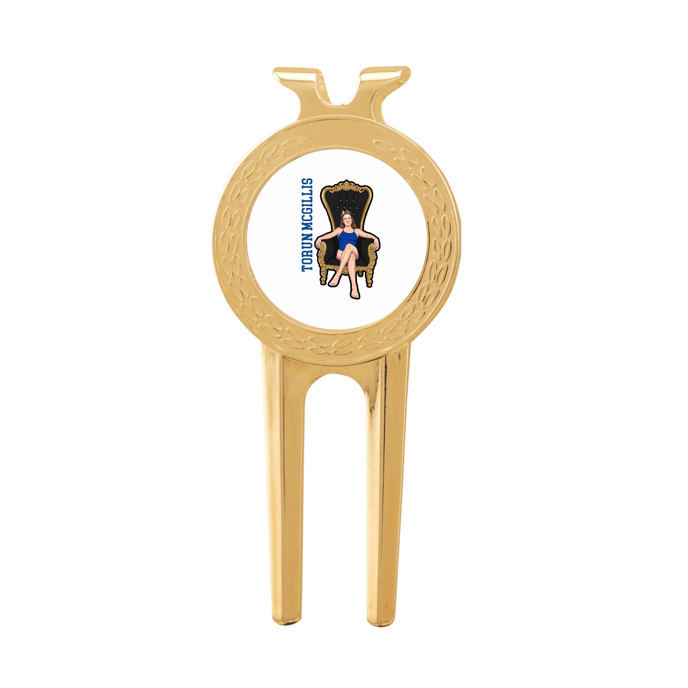 Divot Tool with Ball Marker — Name Vertical in Classic
