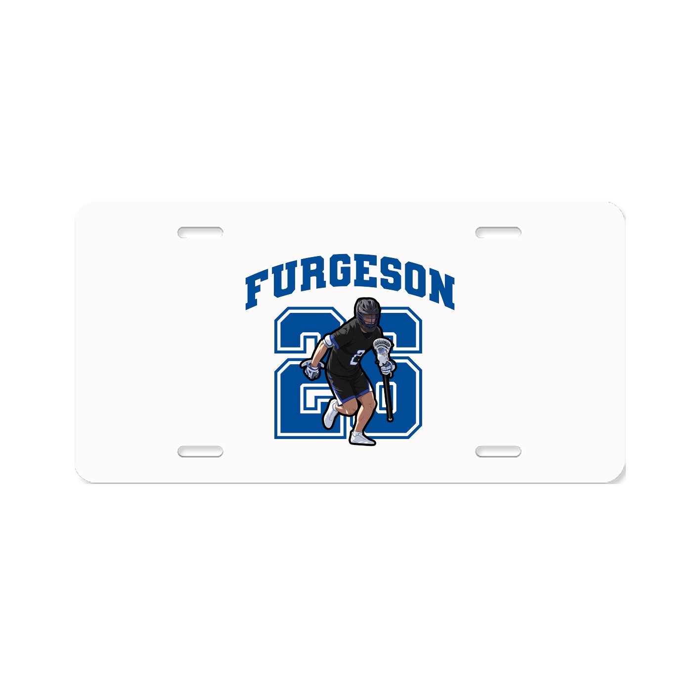 License Plate — Number in Classic