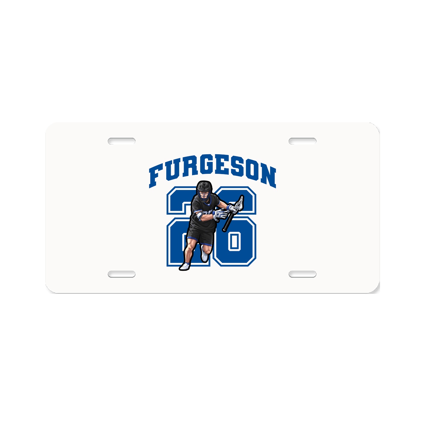 License Plate — Number in Classic