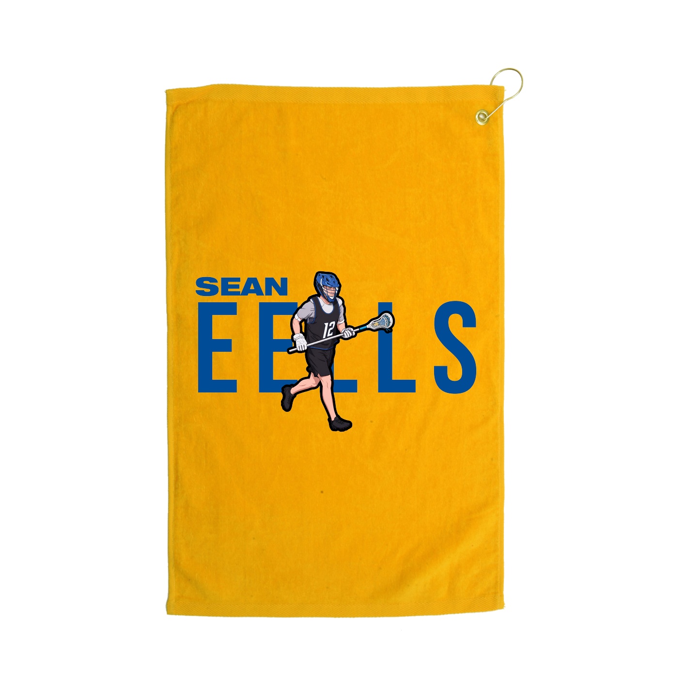 Golf Towel — Player Name in Gold