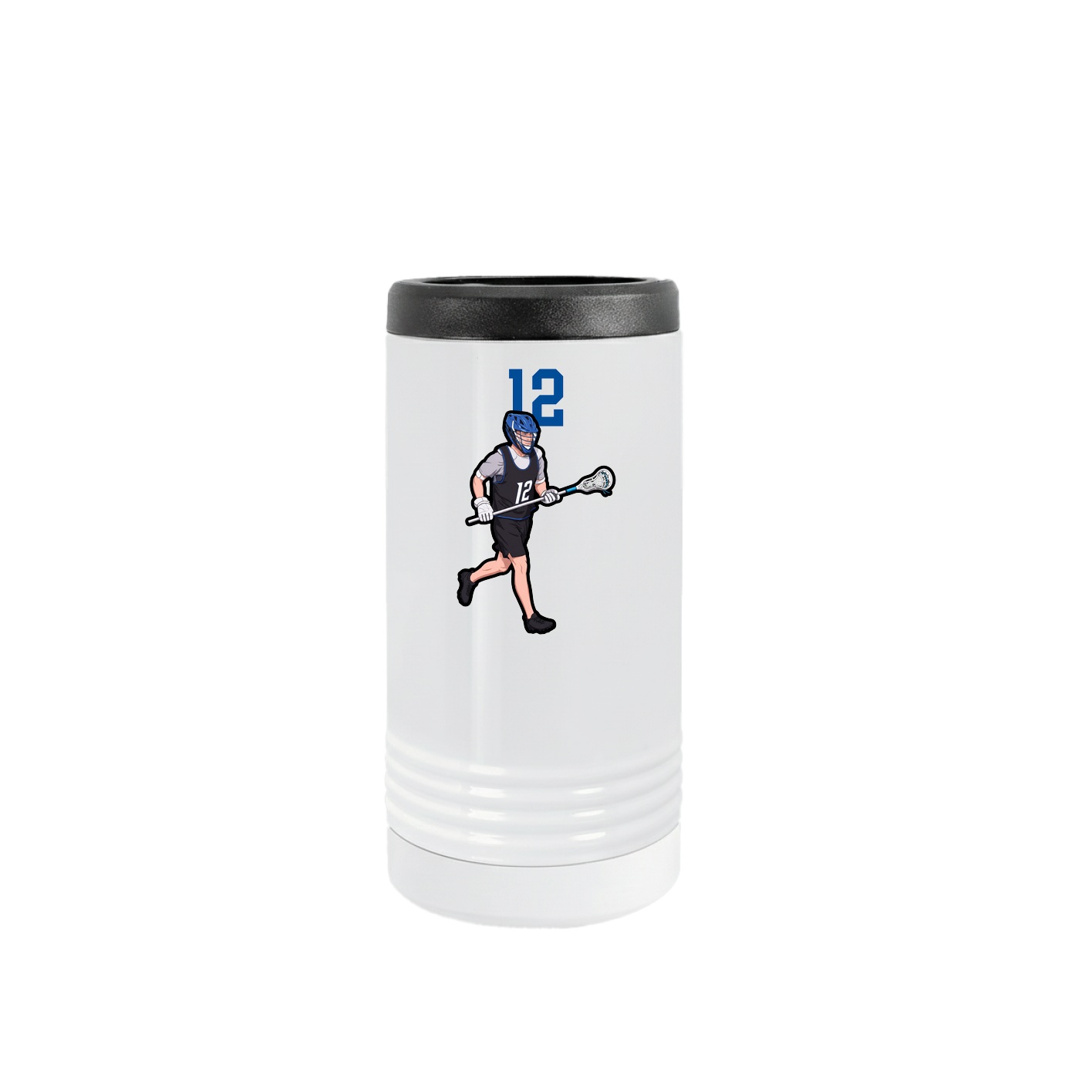 Slim Beverage Holder — Number Top in White