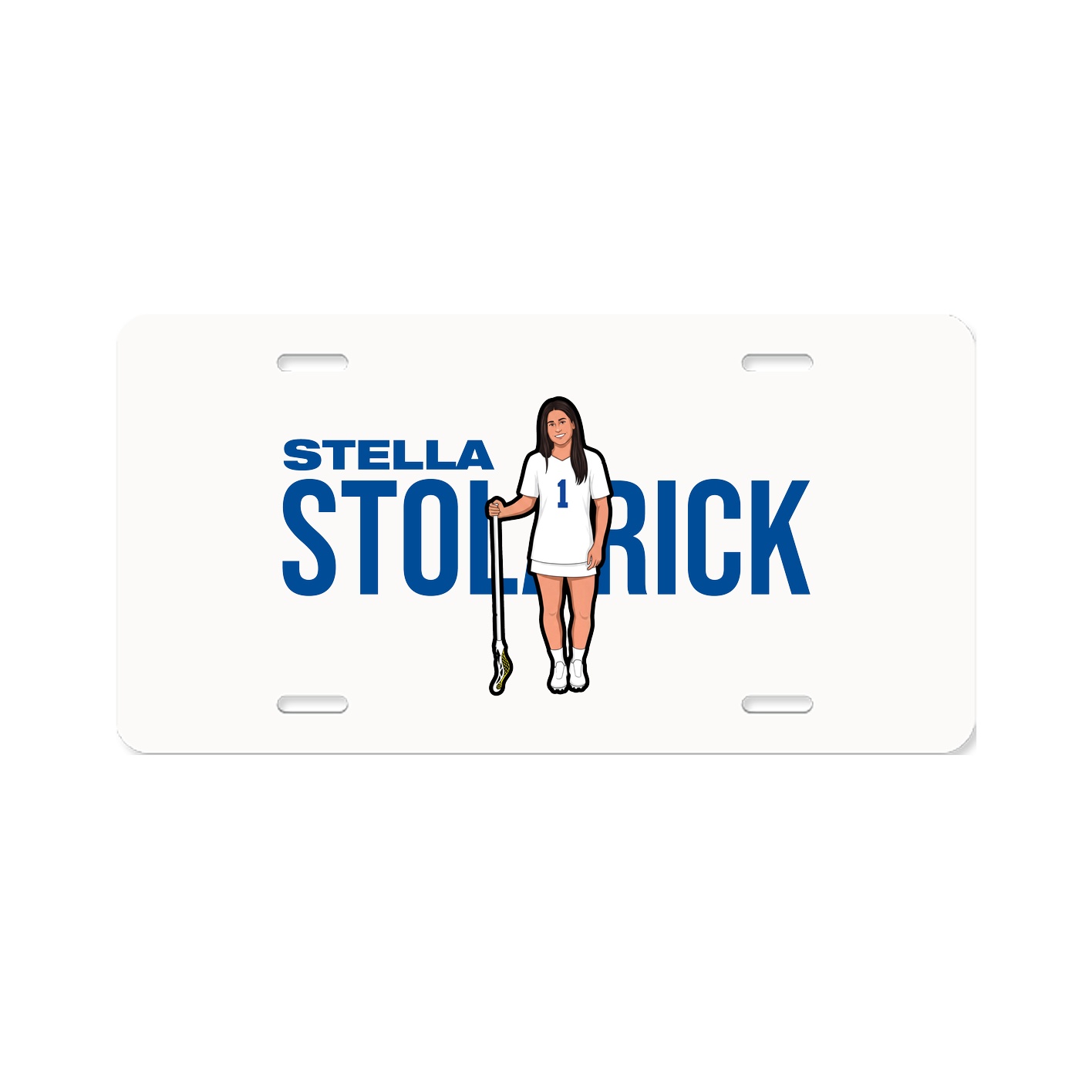 License Plate — Player Name in Classic