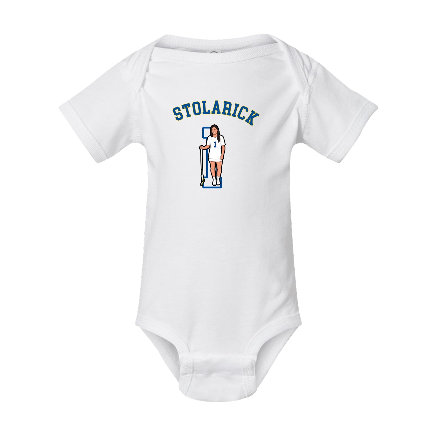 Baby Onesie — Shirsey Arch in White
