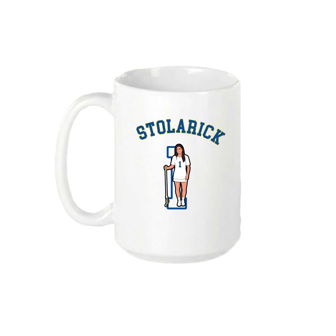 15oz Coffee Mug — Shirsey Arch in White