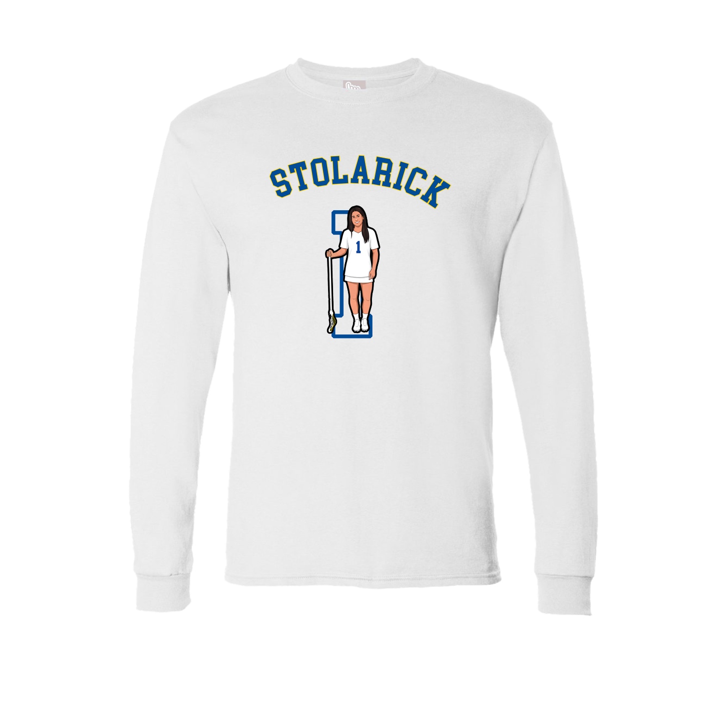 Long Sleeve Tee — Shirsey Arch in White
