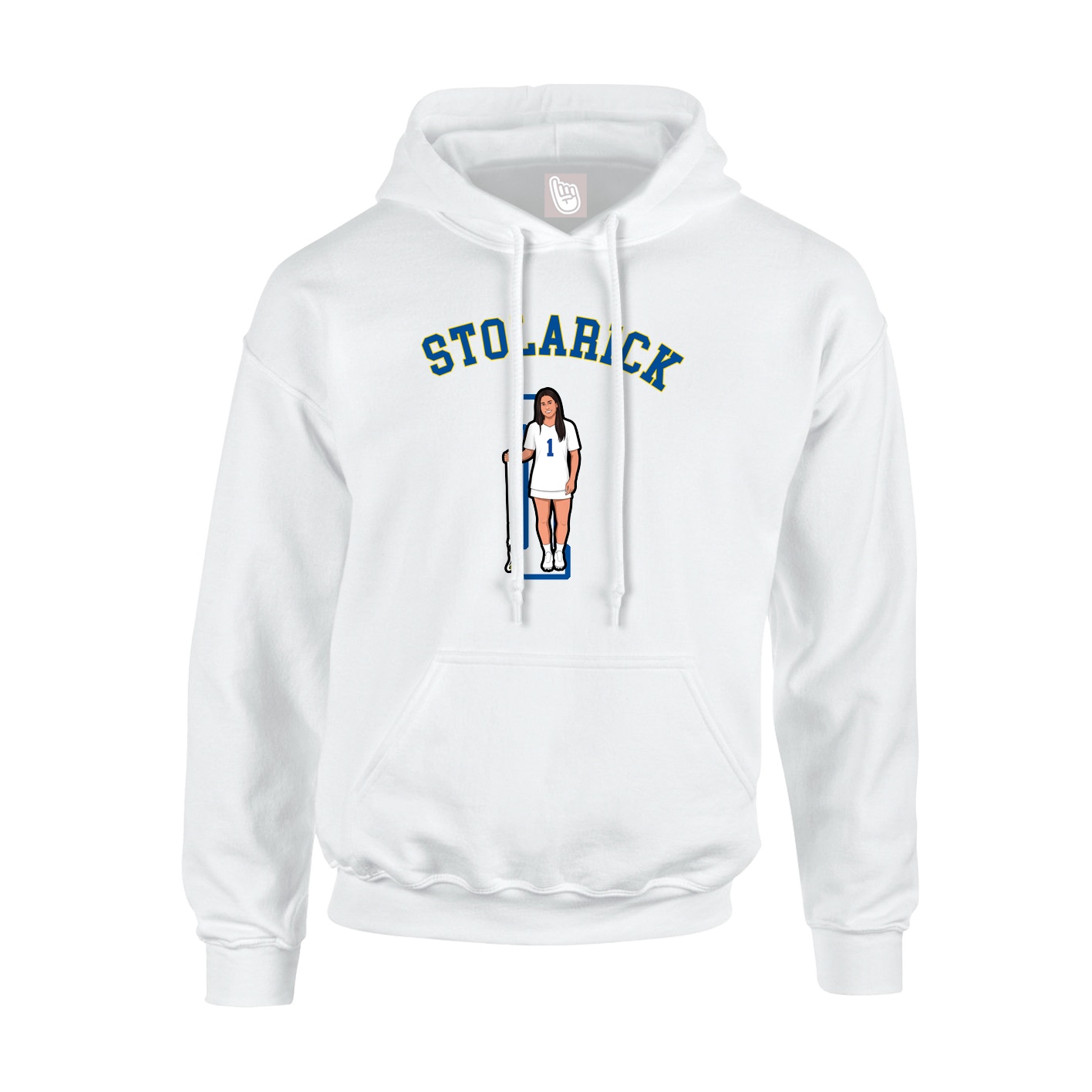 Youth Hoodie — Shirsey Arch in White