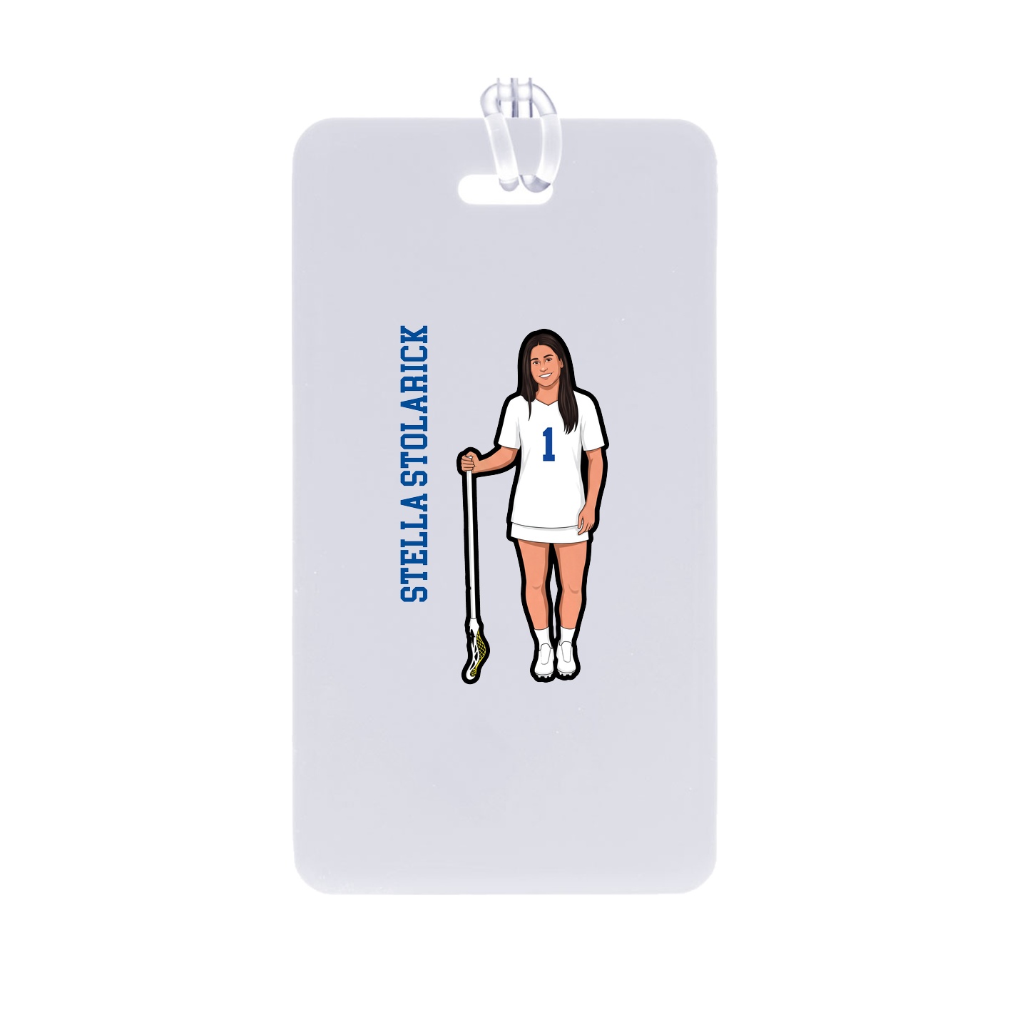 Bag Tag — Name Vertical in Classic