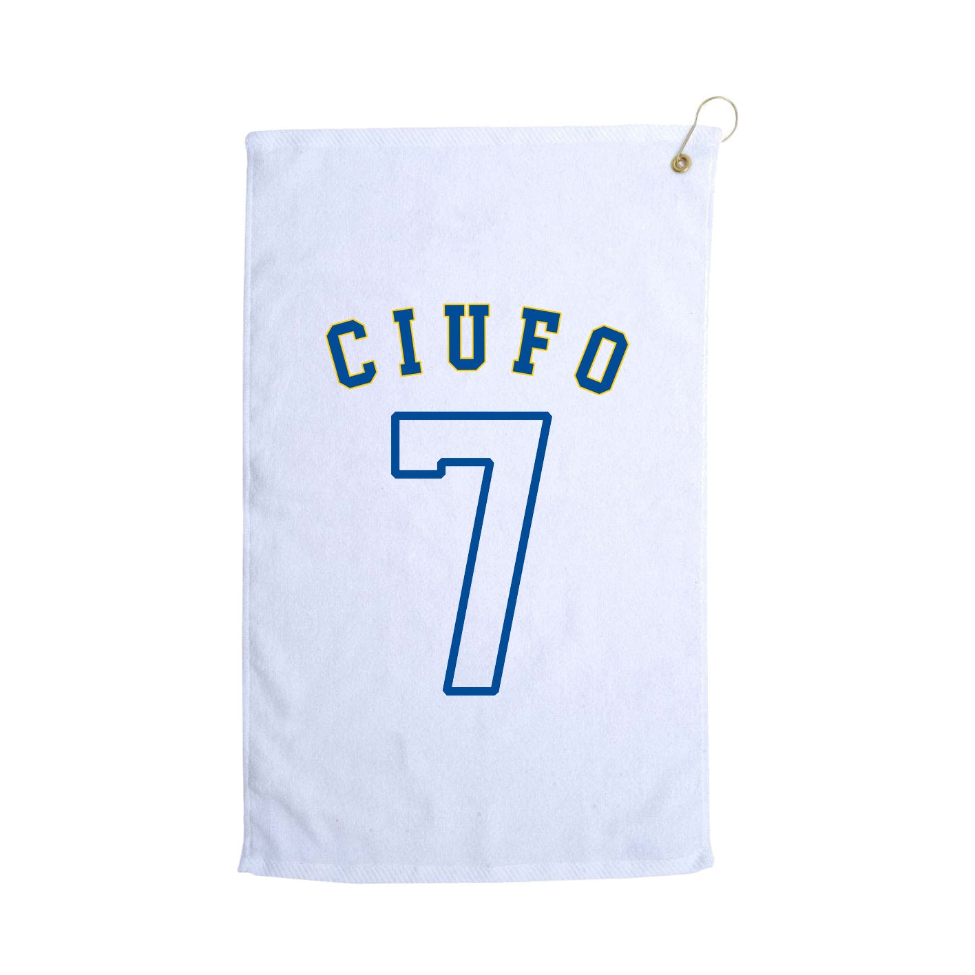 Golf Towel — Shirsey Arch in White