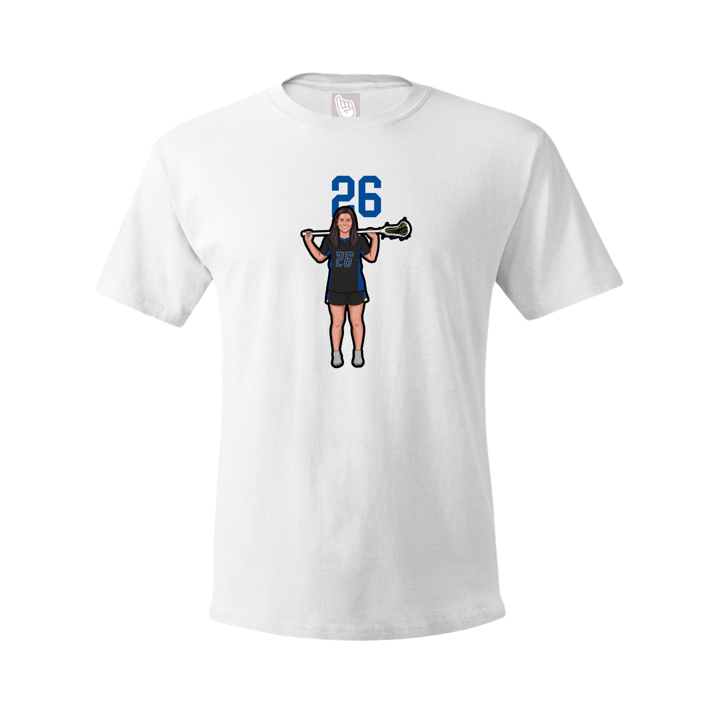 Tee — Number Top in White
