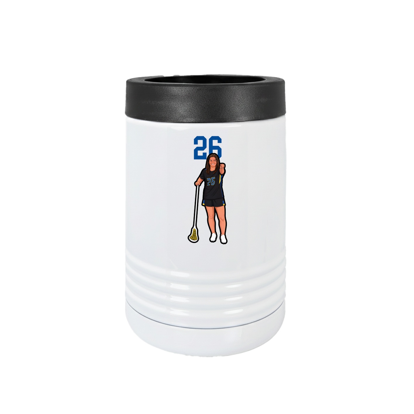 Beverage Holder — Number Top in White