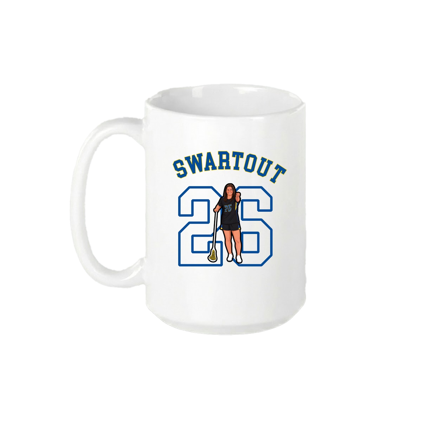 15oz Coffee Mug — Shirsey Arch in White