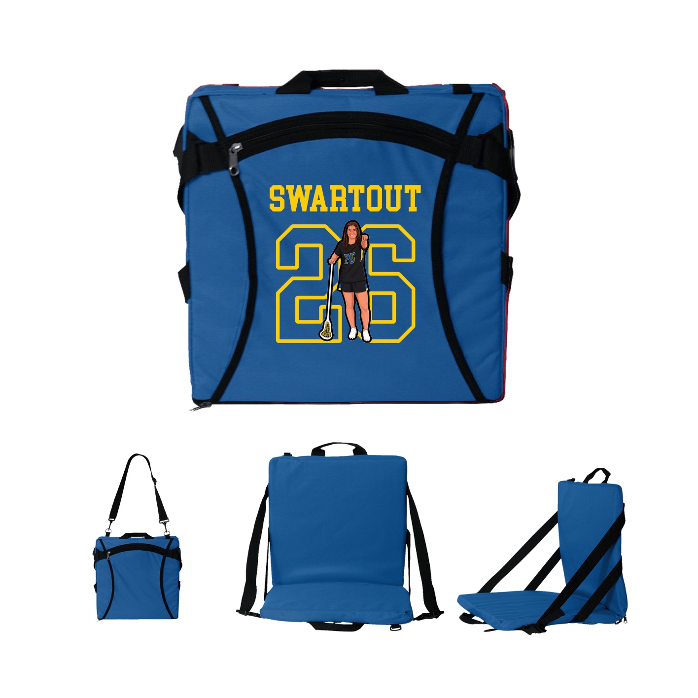 Folding Stadium Seat — Shirsey in Royal