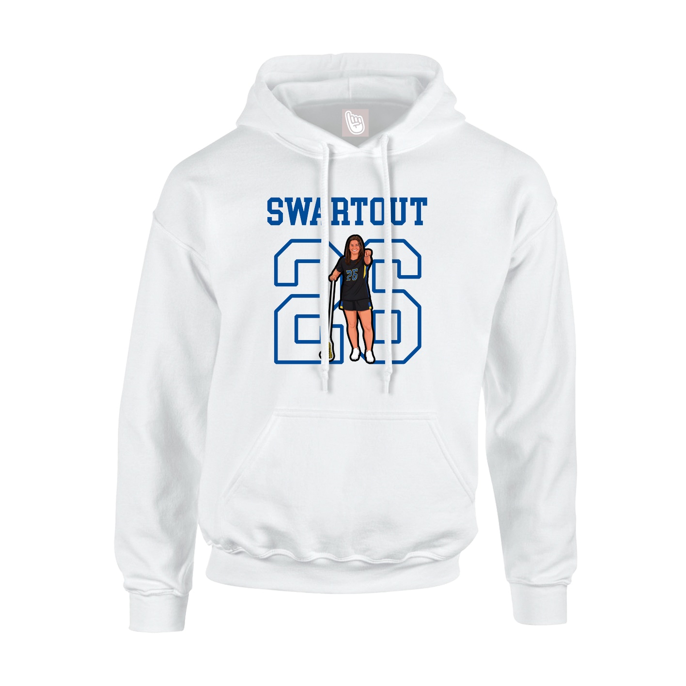 Youth Hoodie — Shirsey in White