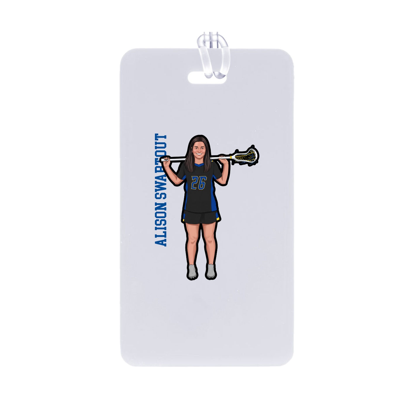 Bag Tag — Name Vertical in Classic