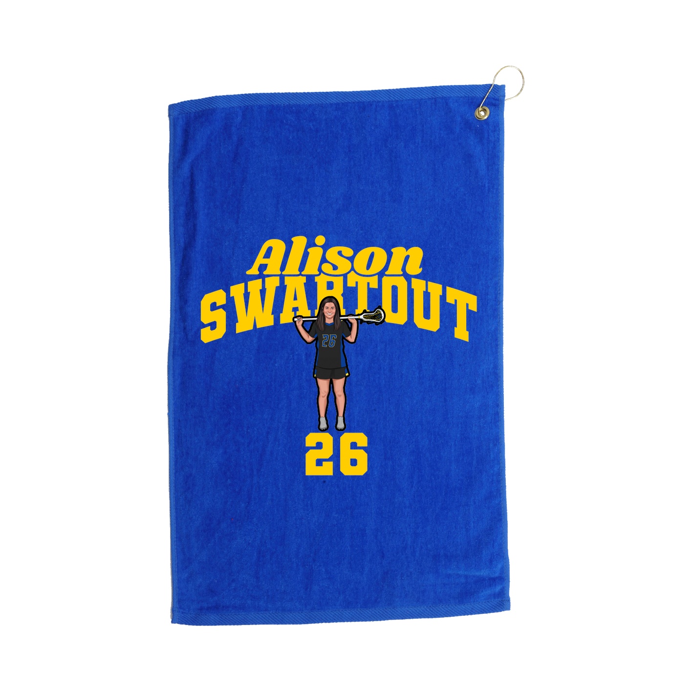 Golf Towel — Signature Arch in Royal
