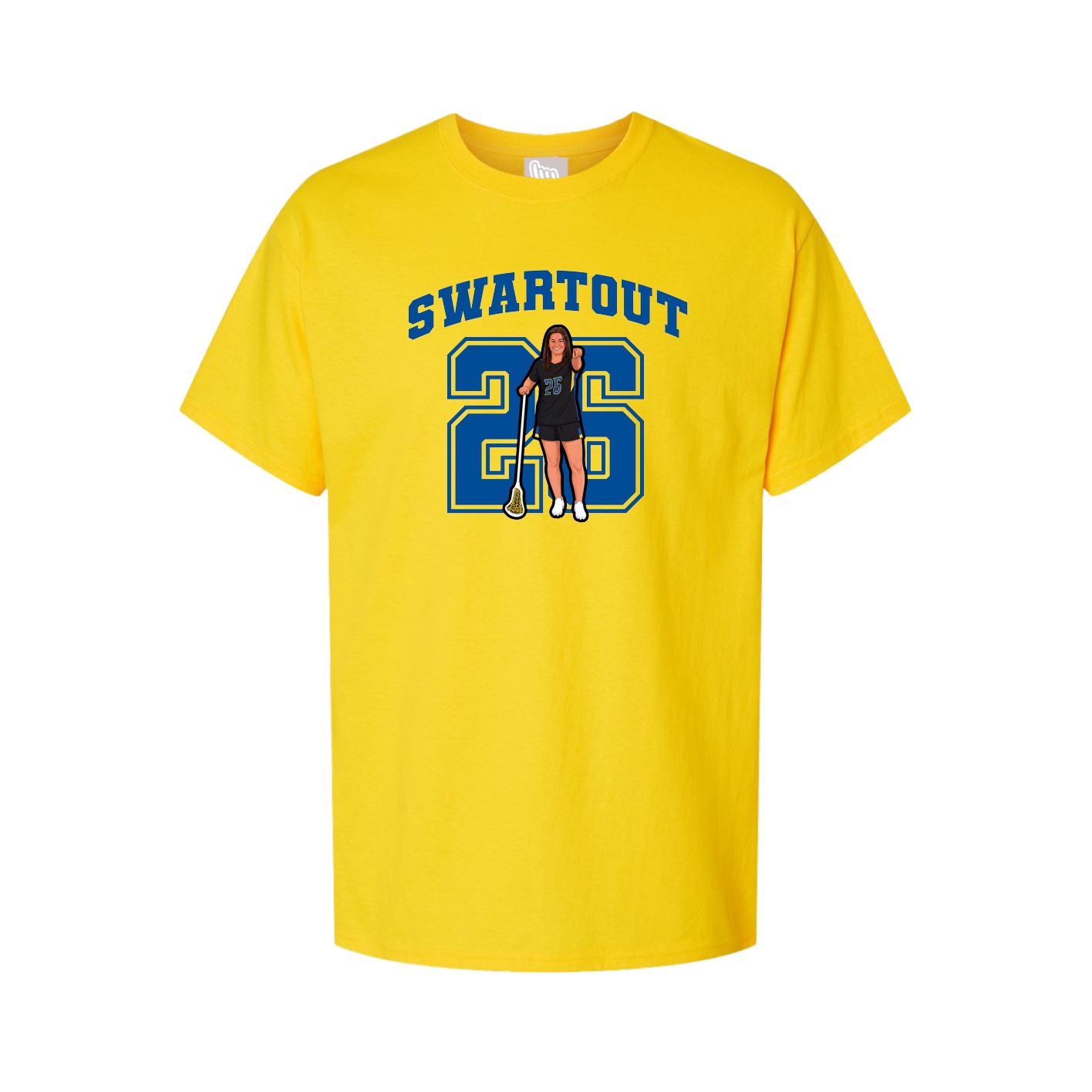 Youth Tee — Number in Gold