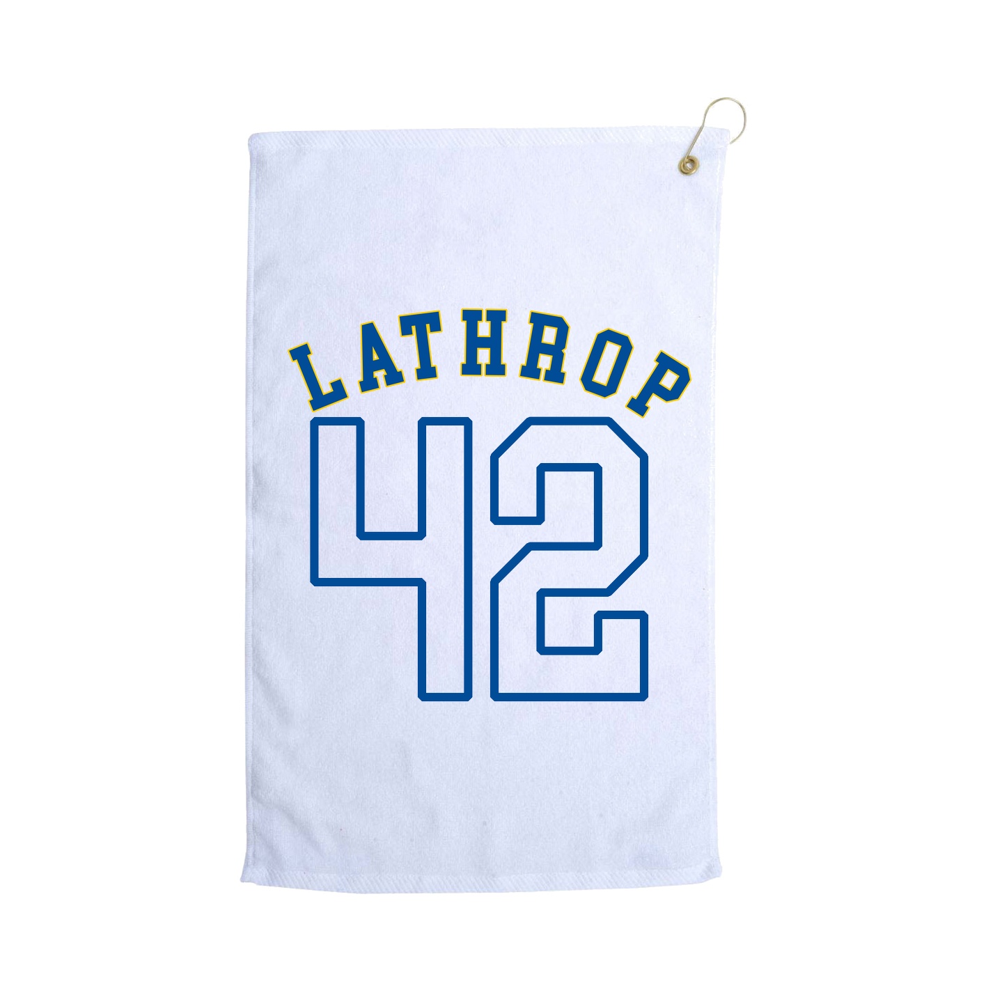 Golf Towel — Shirsey Arch in White