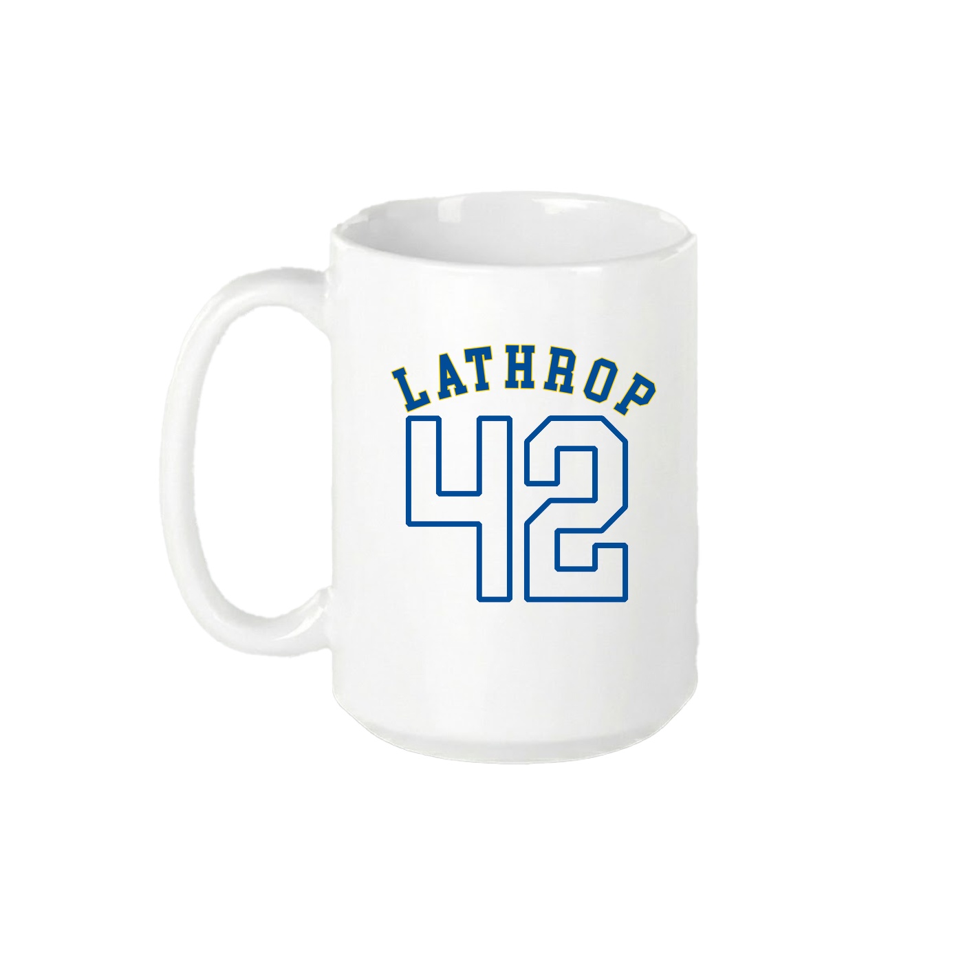 15oz Coffee Mug — Shirsey Arch in White