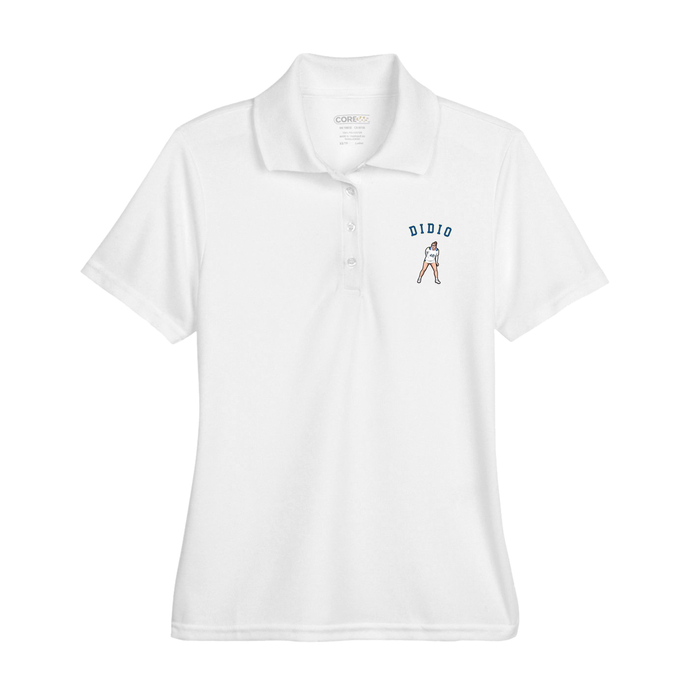 Womens Performance Polo — Shirsey Arch in White