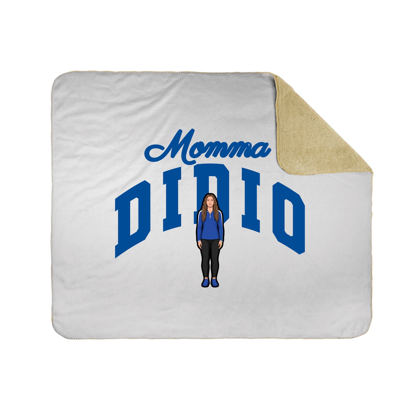 Throw Blanket — Mothers Day Arch in White