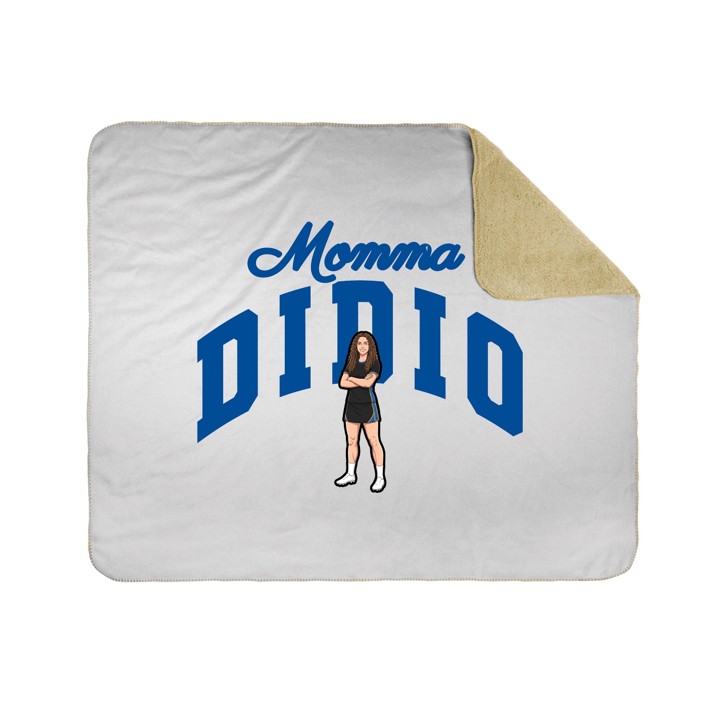 Throw Blanket — Mothers Day Arch in White