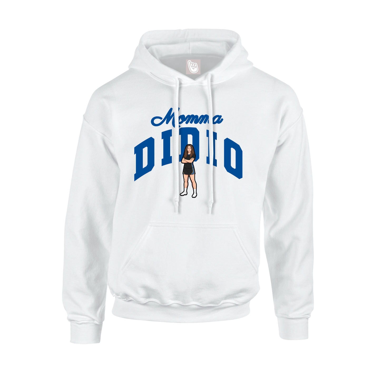 Youth Hoodie — Mothers Day Arch in White