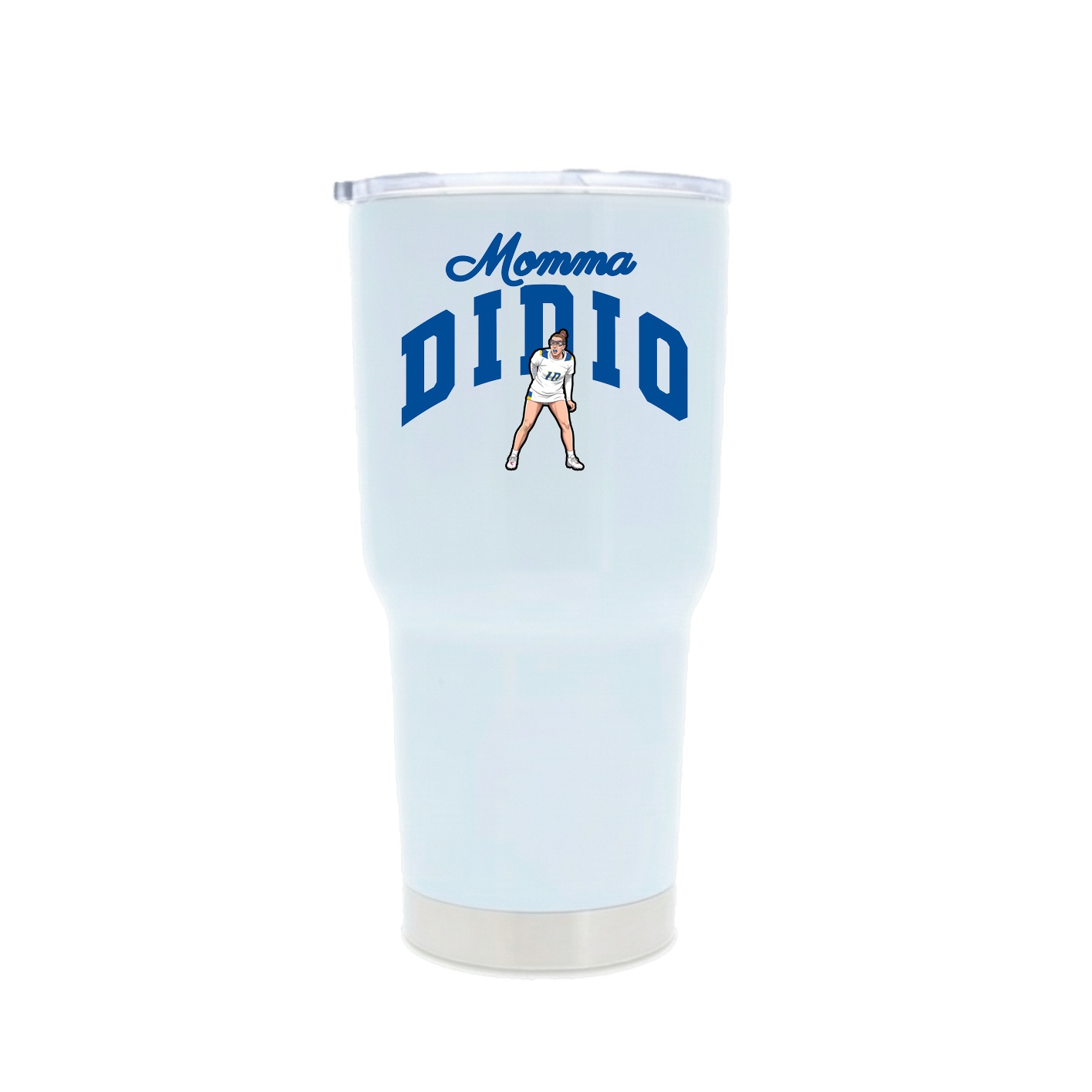 30oz Stainless Steel Tumbler — Mothers Day Arch in White