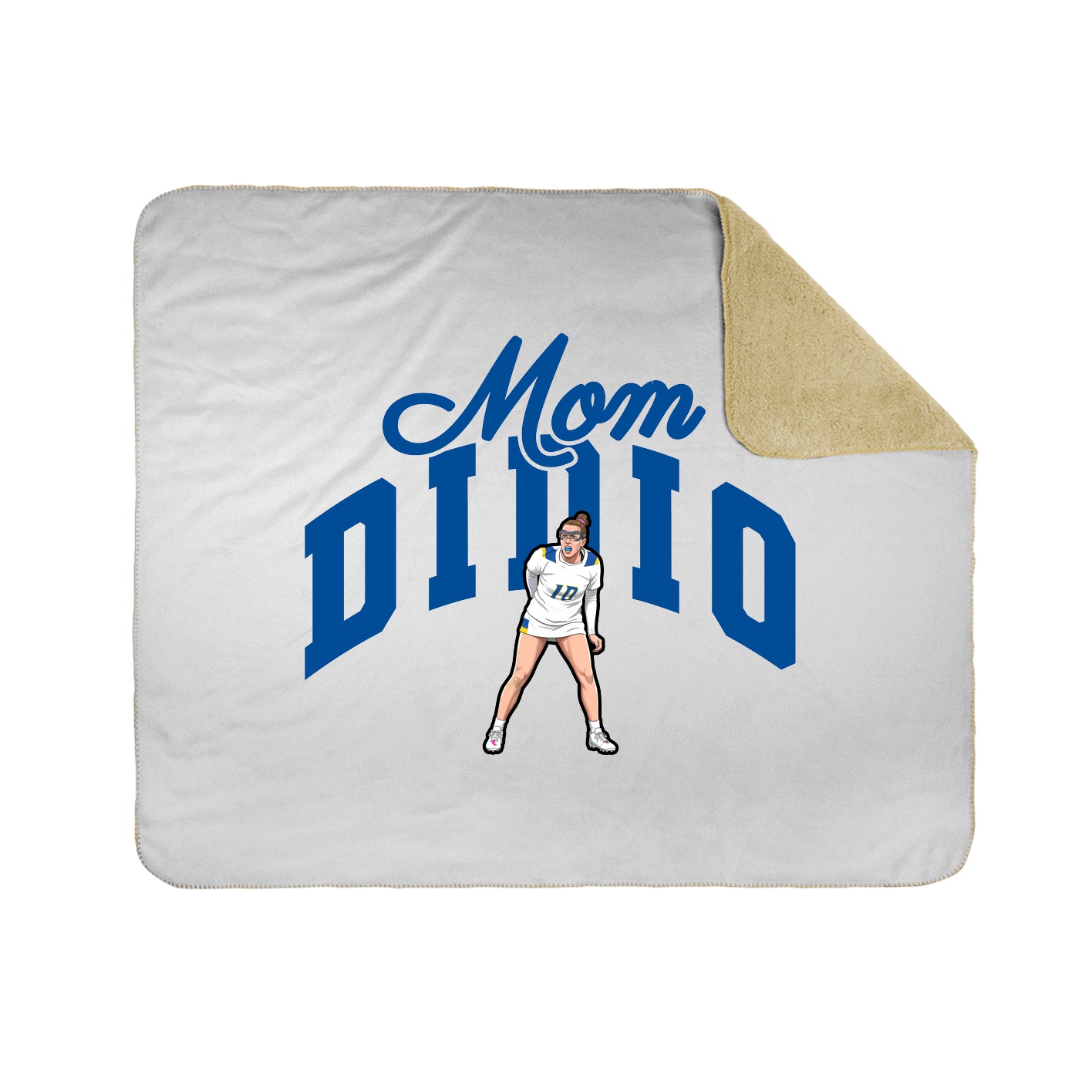 Throw Blanket — Mothers Day Arch in White