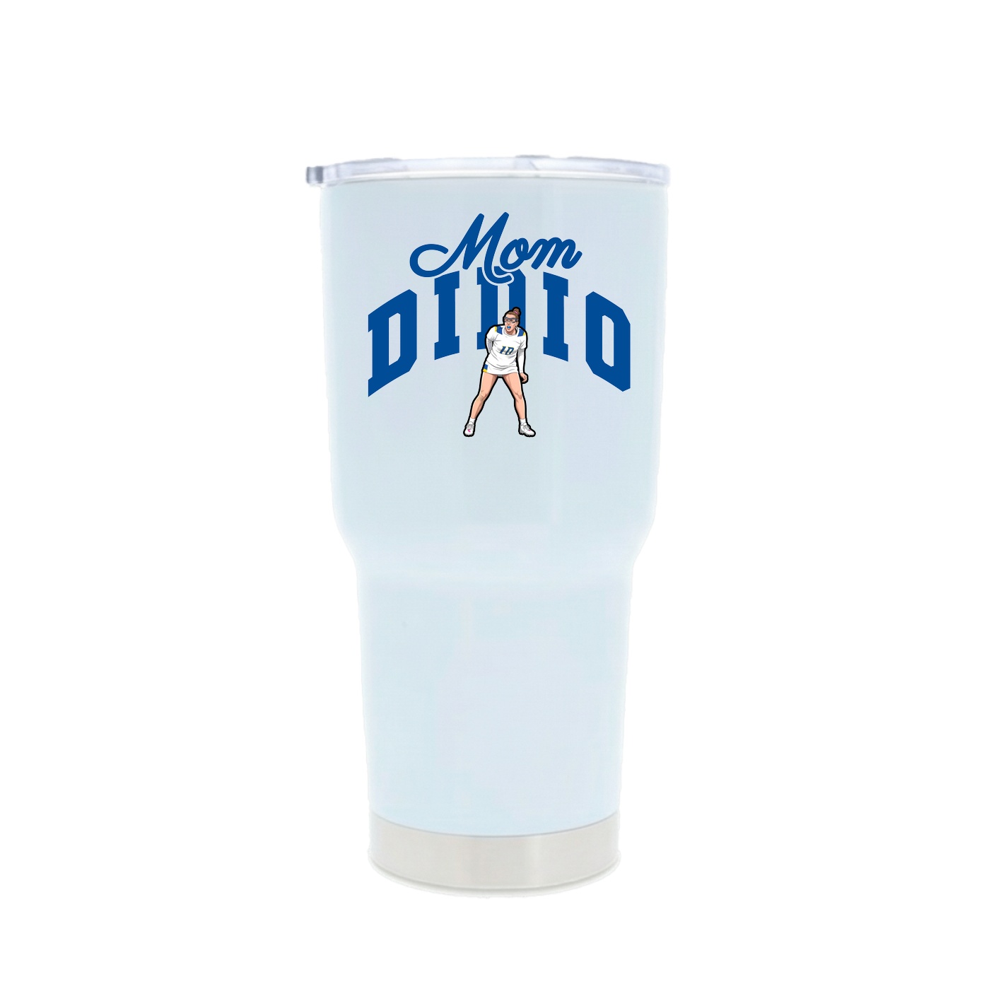 30oz Stainless Steel Tumbler — Mothers Day Arch in White