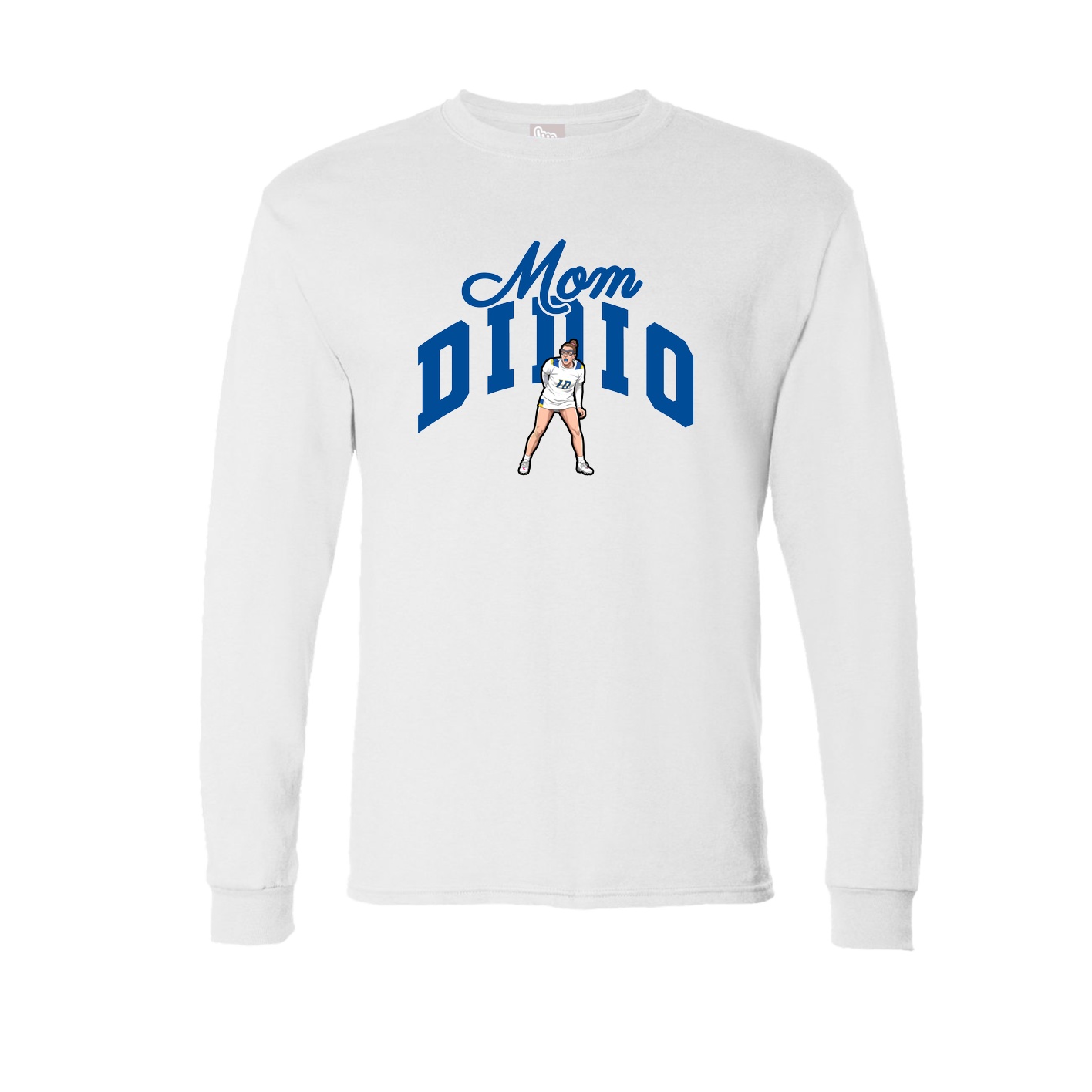 Long Sleeve Tee — Mothers Day Arch in White
