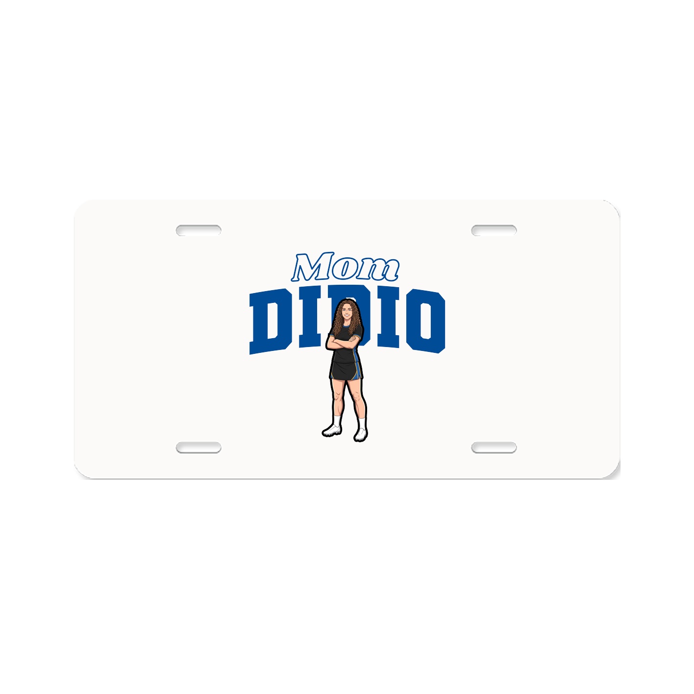 License Plate — Mothers Day Block in Classic