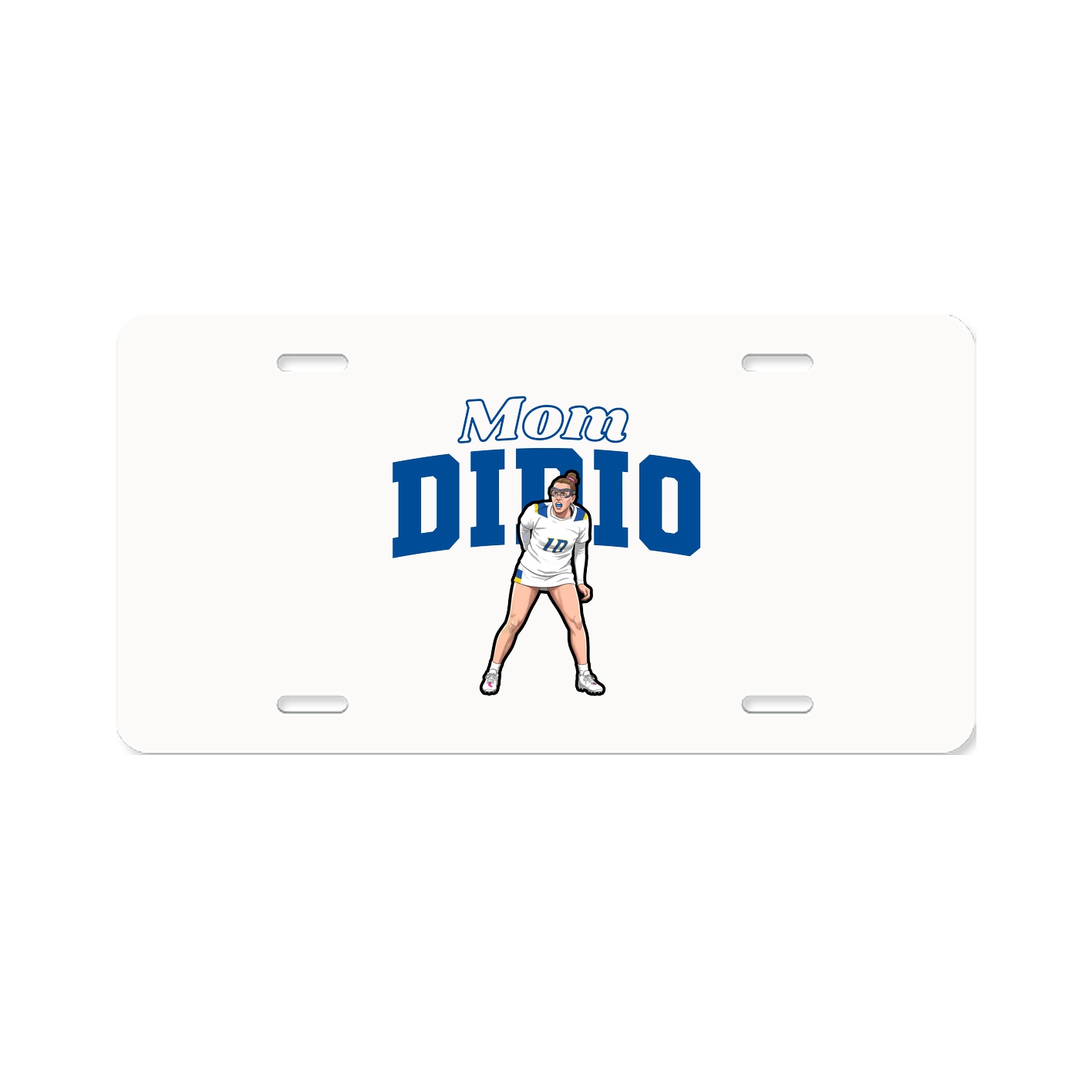 License Plate — Mothers Day Block in Classic