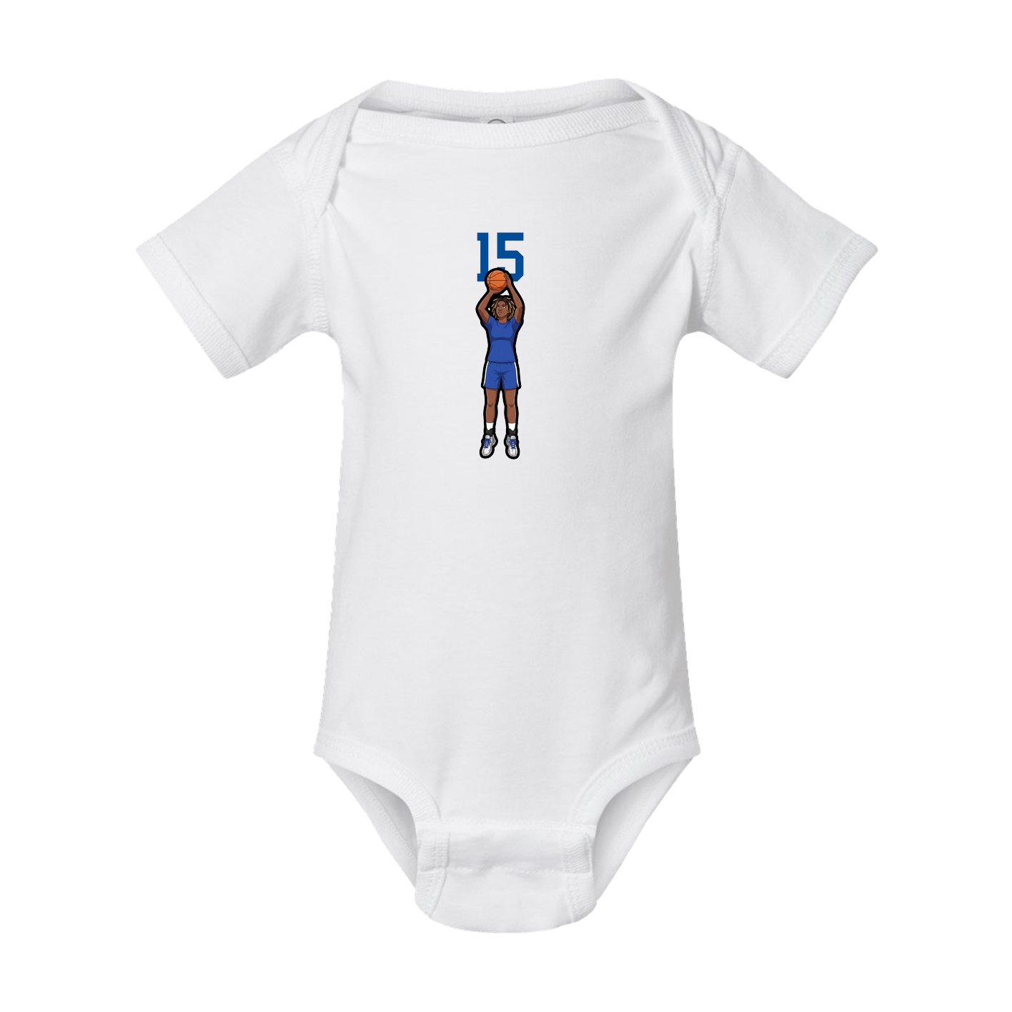 Baby Onesie — Number Top in White