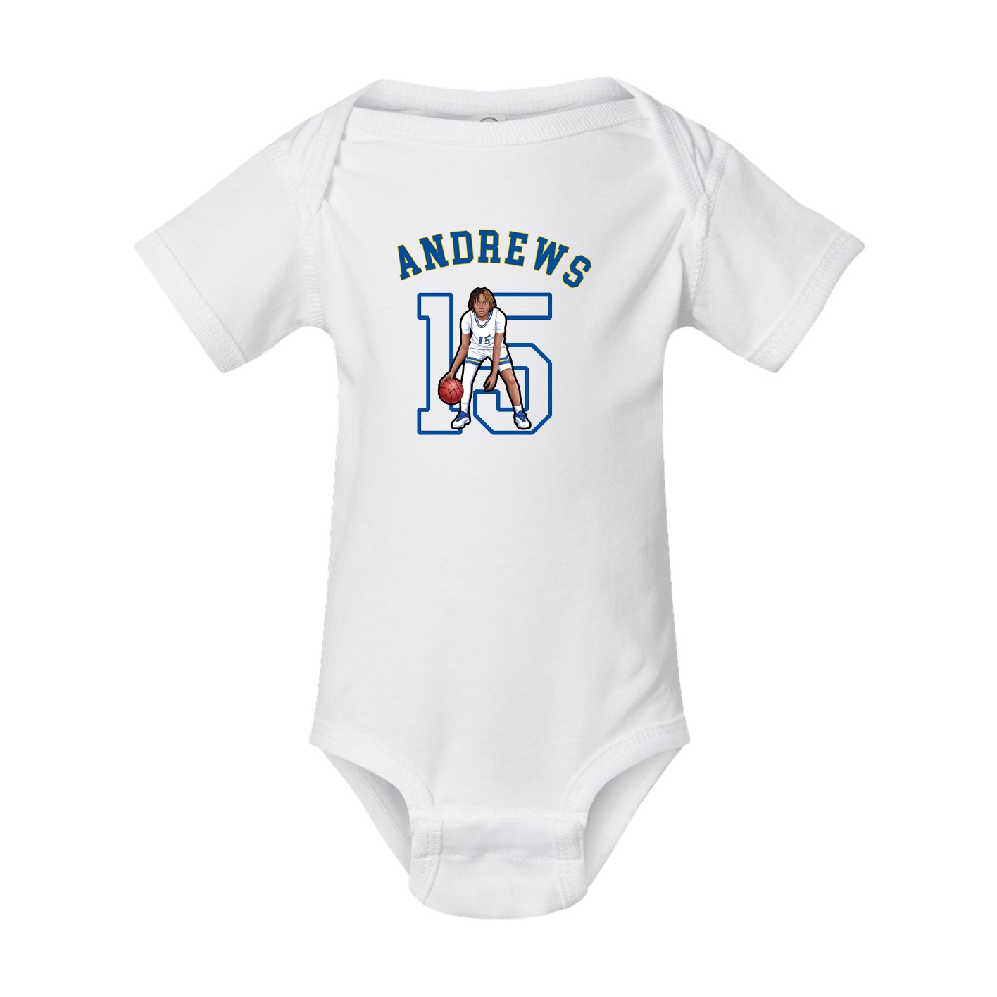 Baby Onesie — Shirsey Arch in White