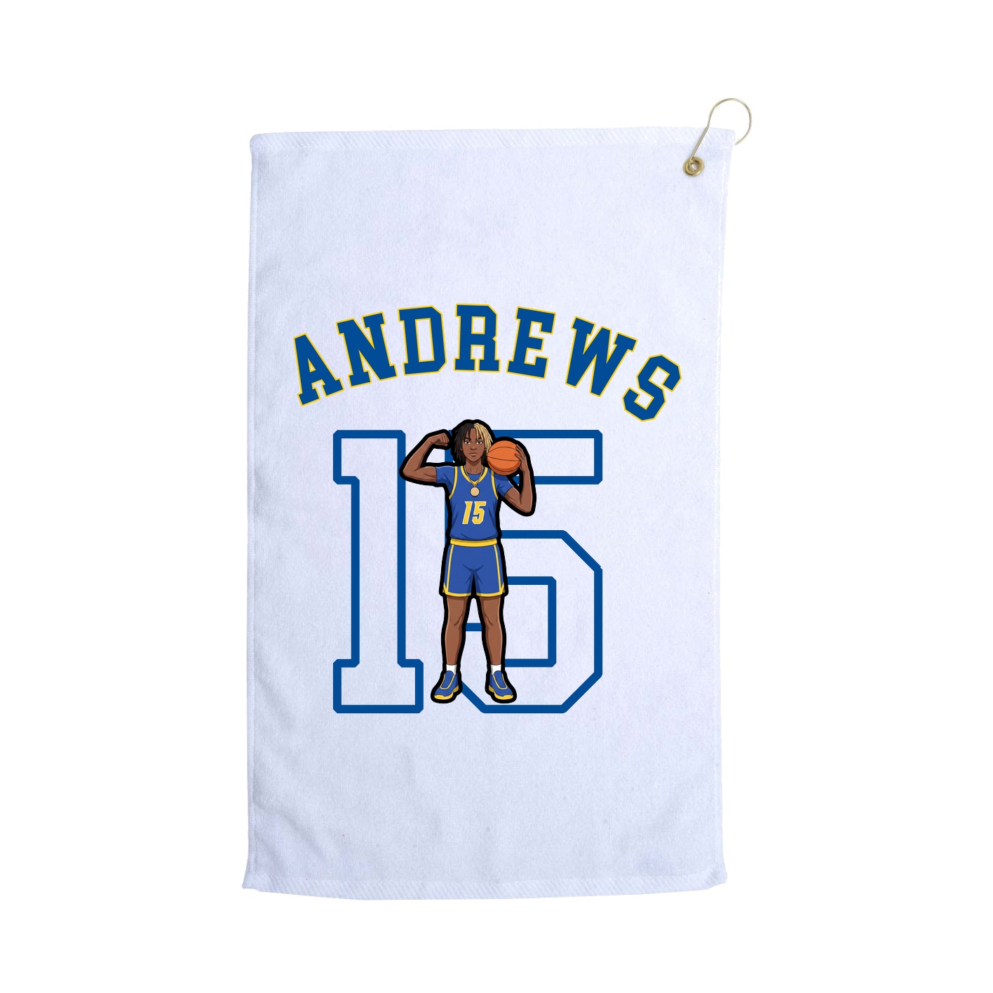 Golf Towel — Shirsey Arch in White