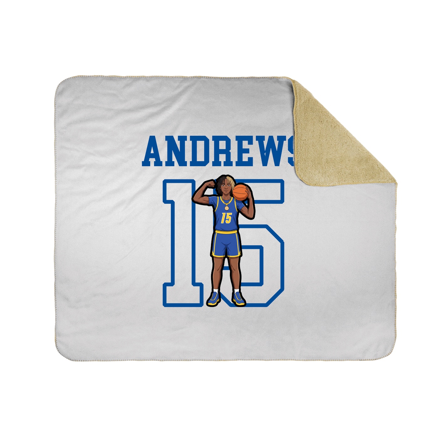 Throw Blanket — Shirsey in White