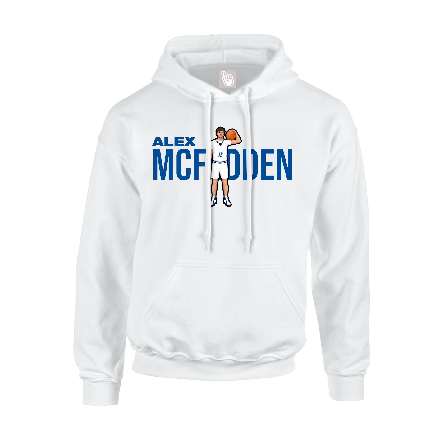 Hoodie — Player Name in White