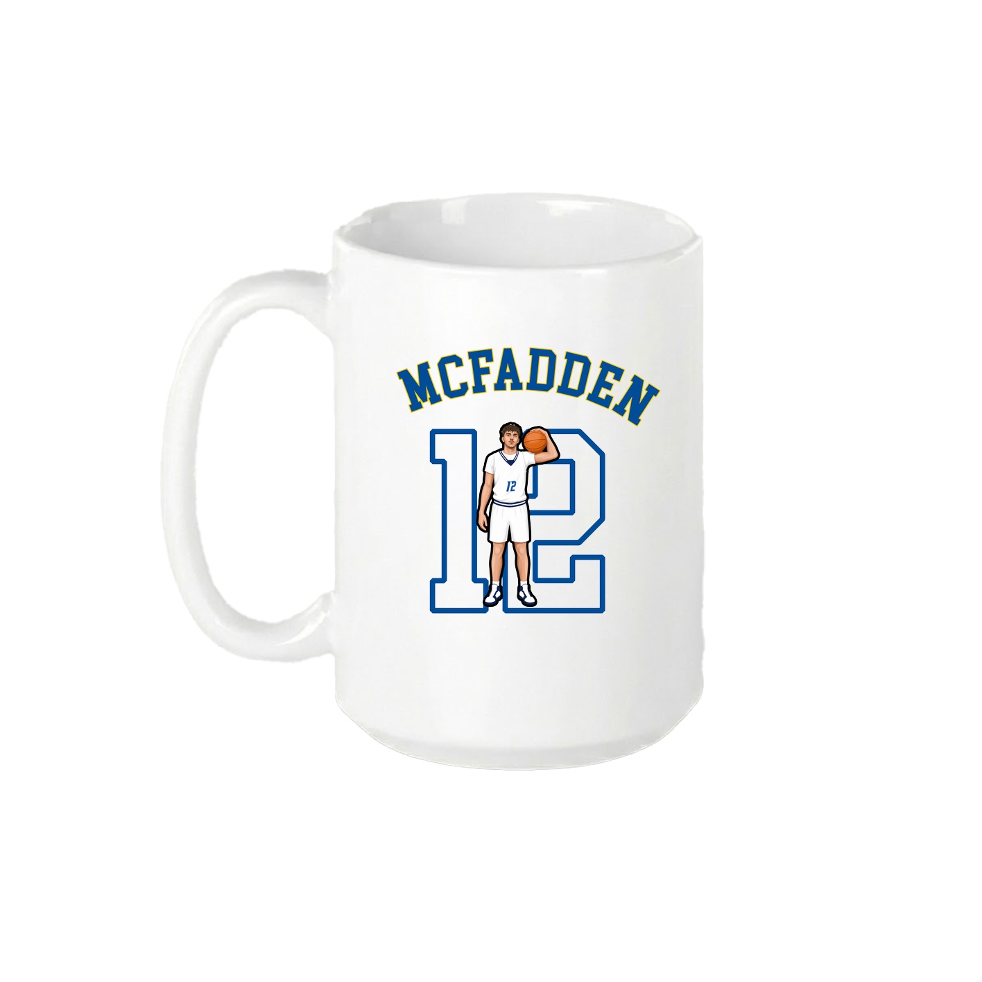 15oz Coffee Mug — Shirsey Arch in White