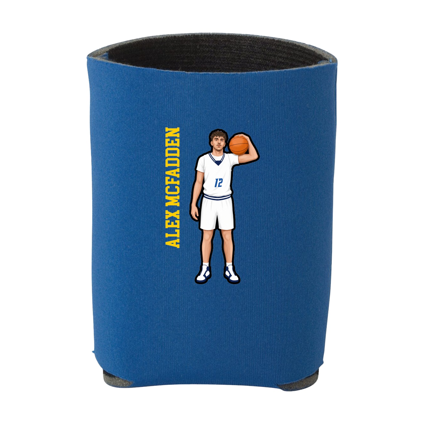 Can Holder — Name Vertical in Royal