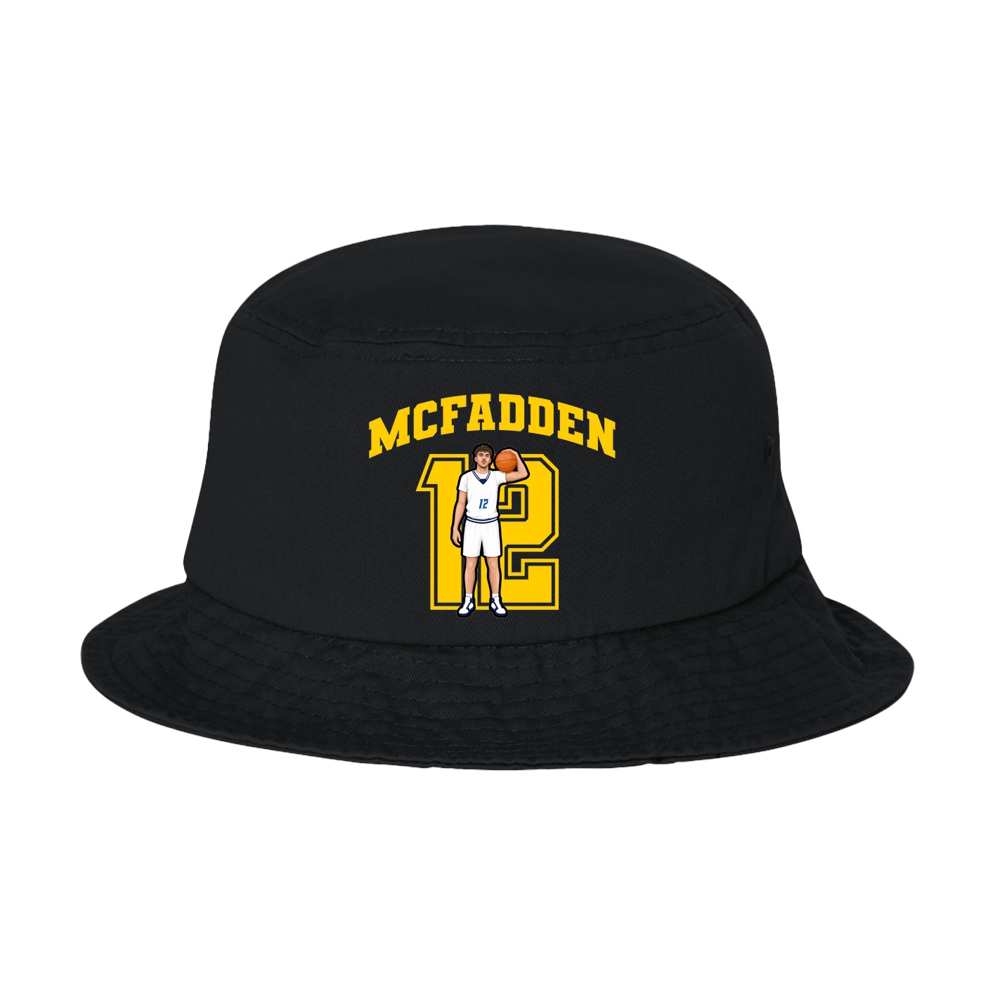 Bucket Cap — Number in Black