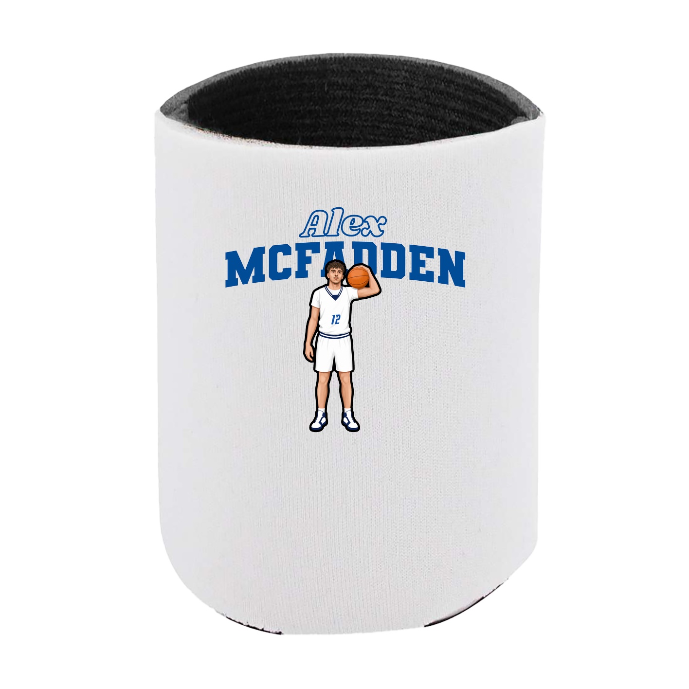 Can Holder — Name Arch in White