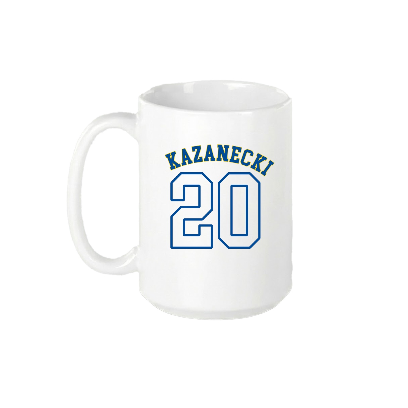 15oz Coffee Mug — Shirsey Arch in White