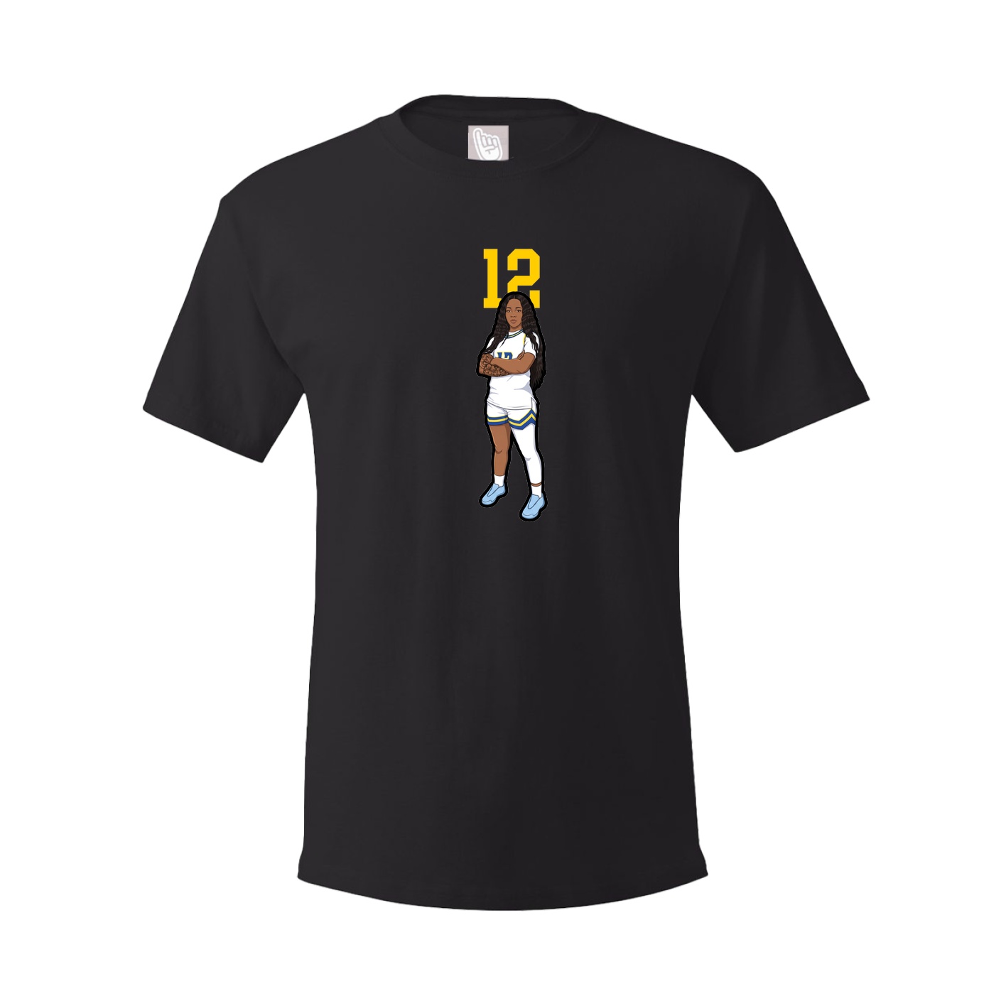 Tee — Number Top in Black