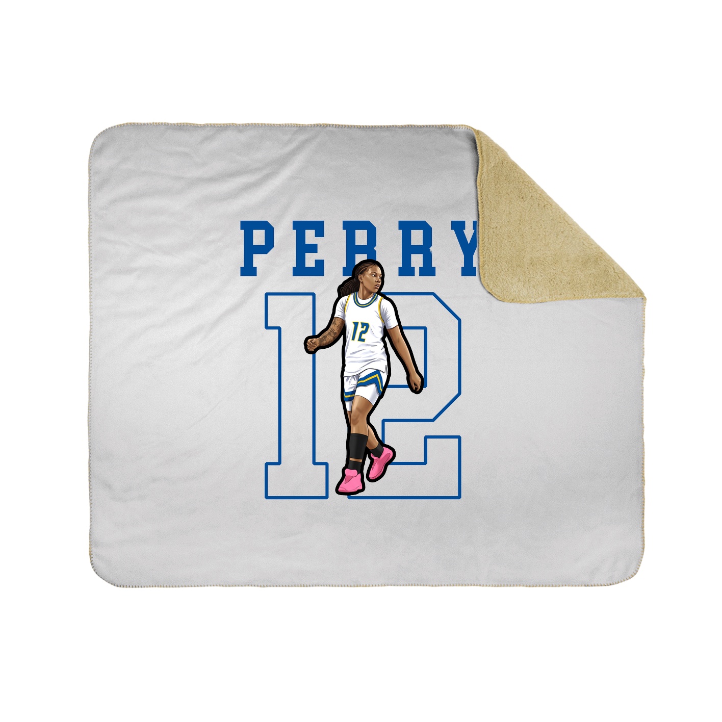 Throw Blanket — Shirsey in White