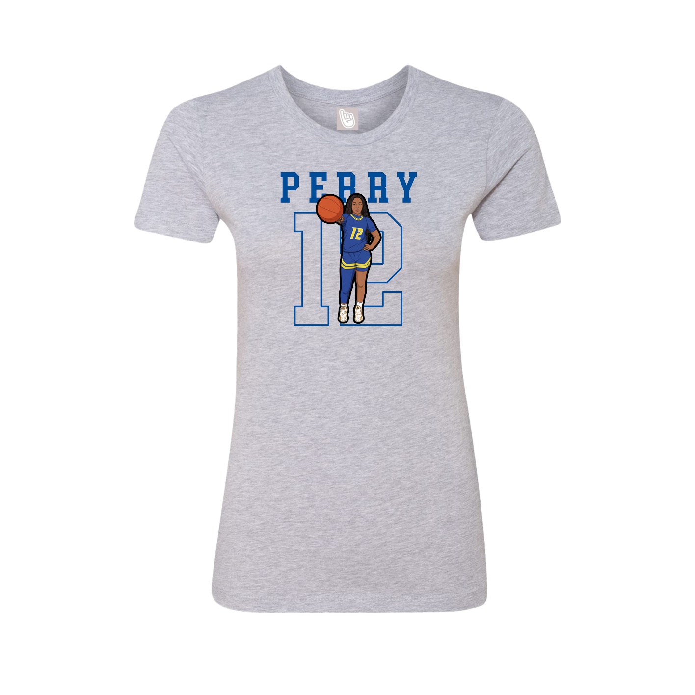 Fitted Women's Tee — Shirsey in Grey