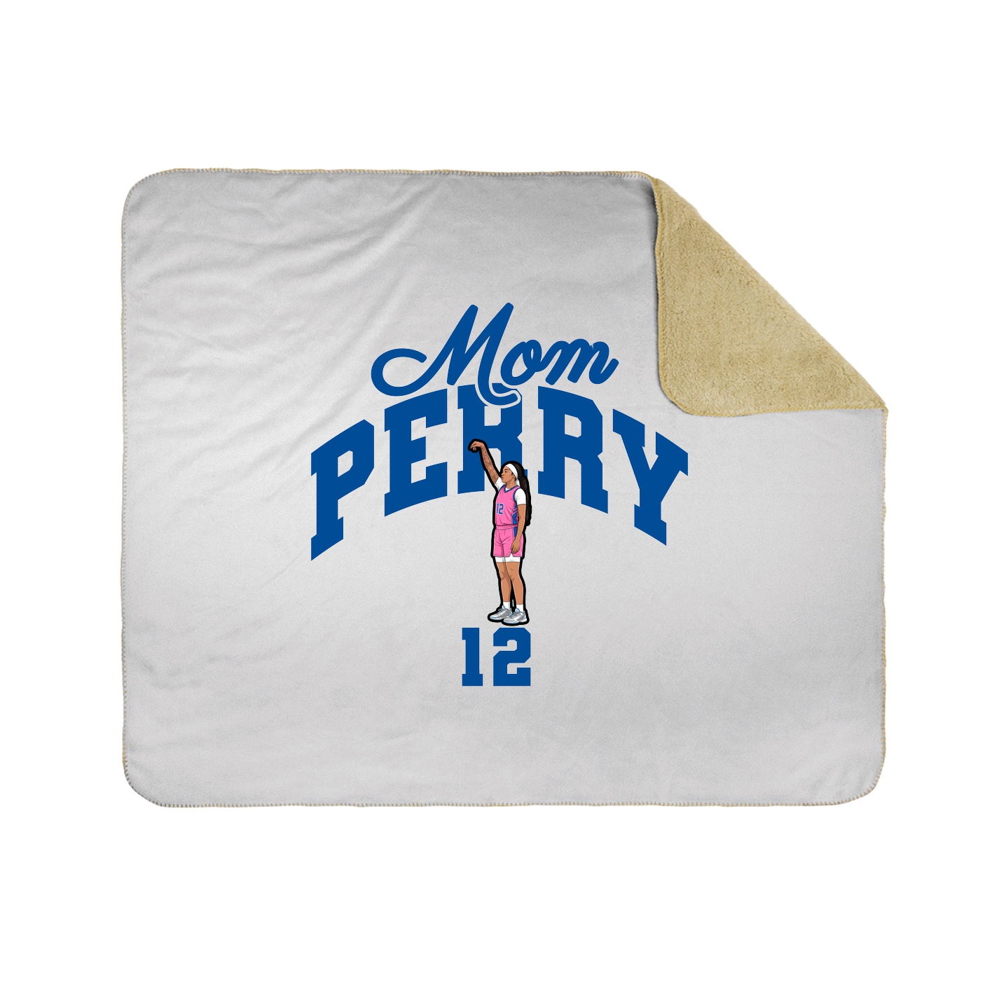 Throw Blanket — Mothers Day Arch in White