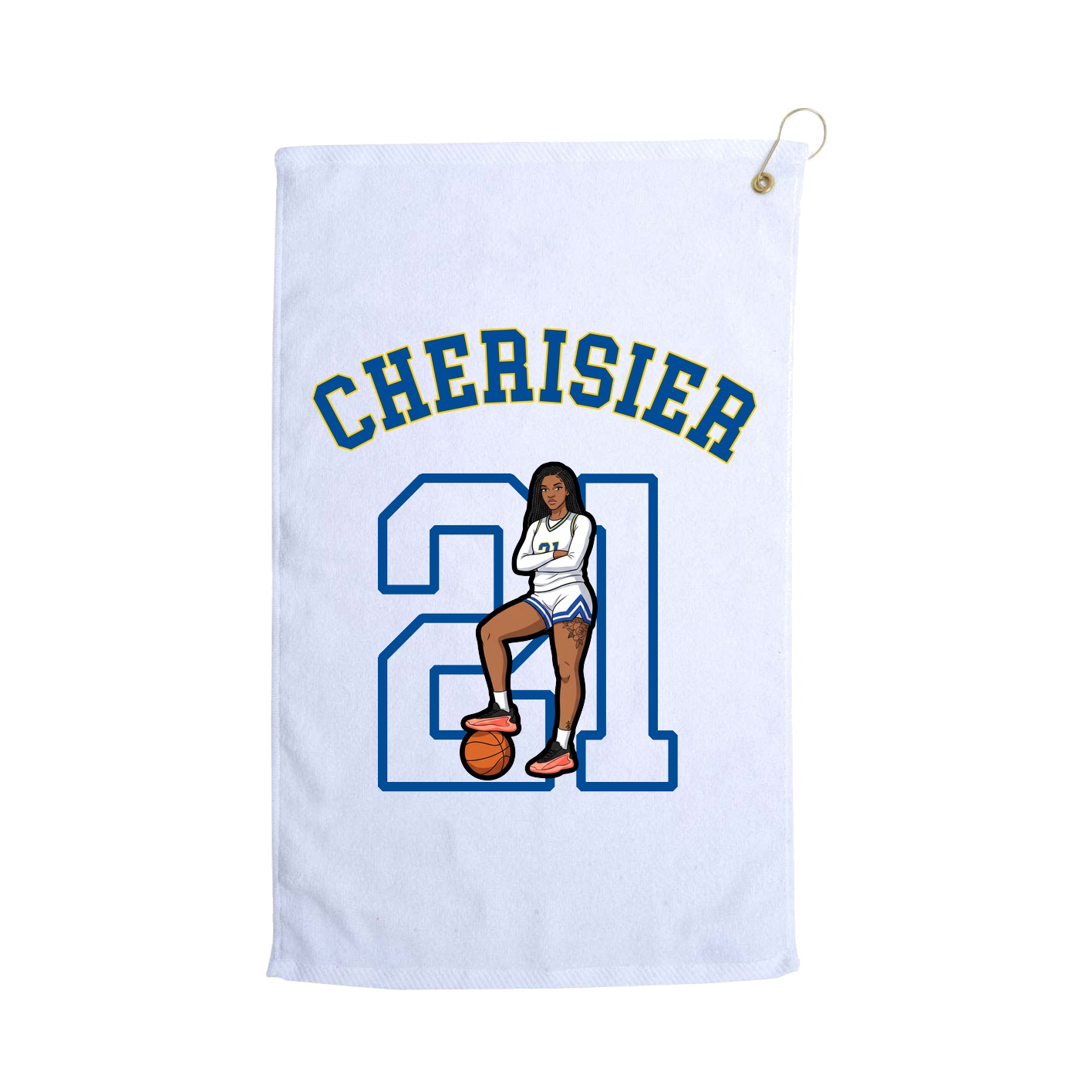 Golf Towel — Shirsey Arch in White