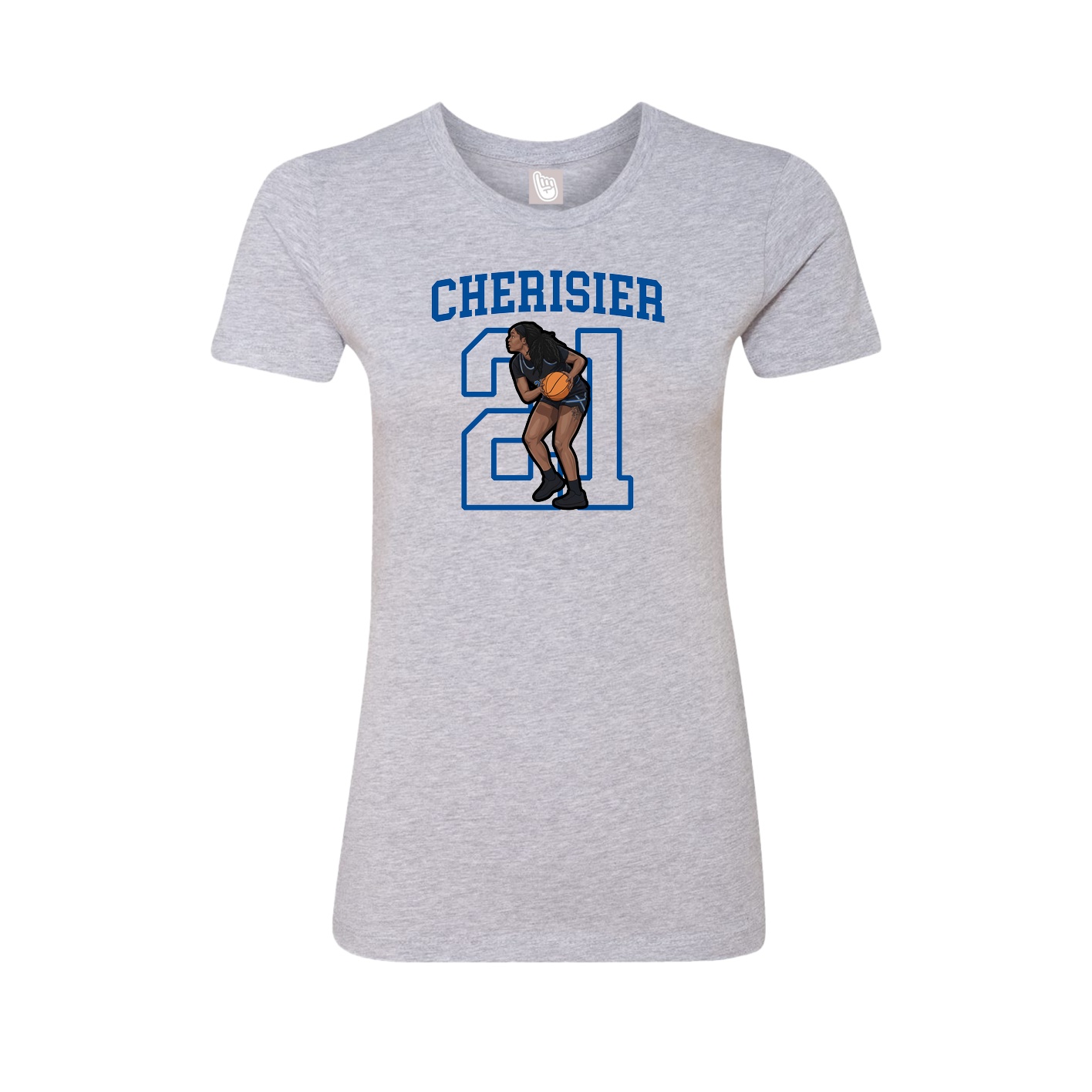 Fitted Women's Tee — Shirsey in Grey