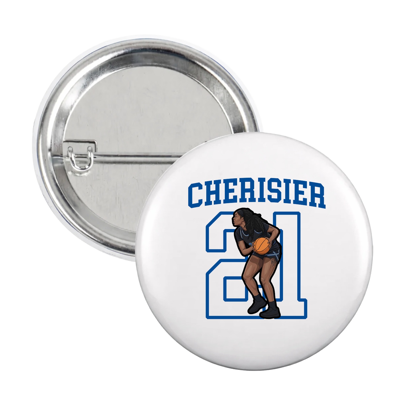 Game Day Button — Shirsey in White